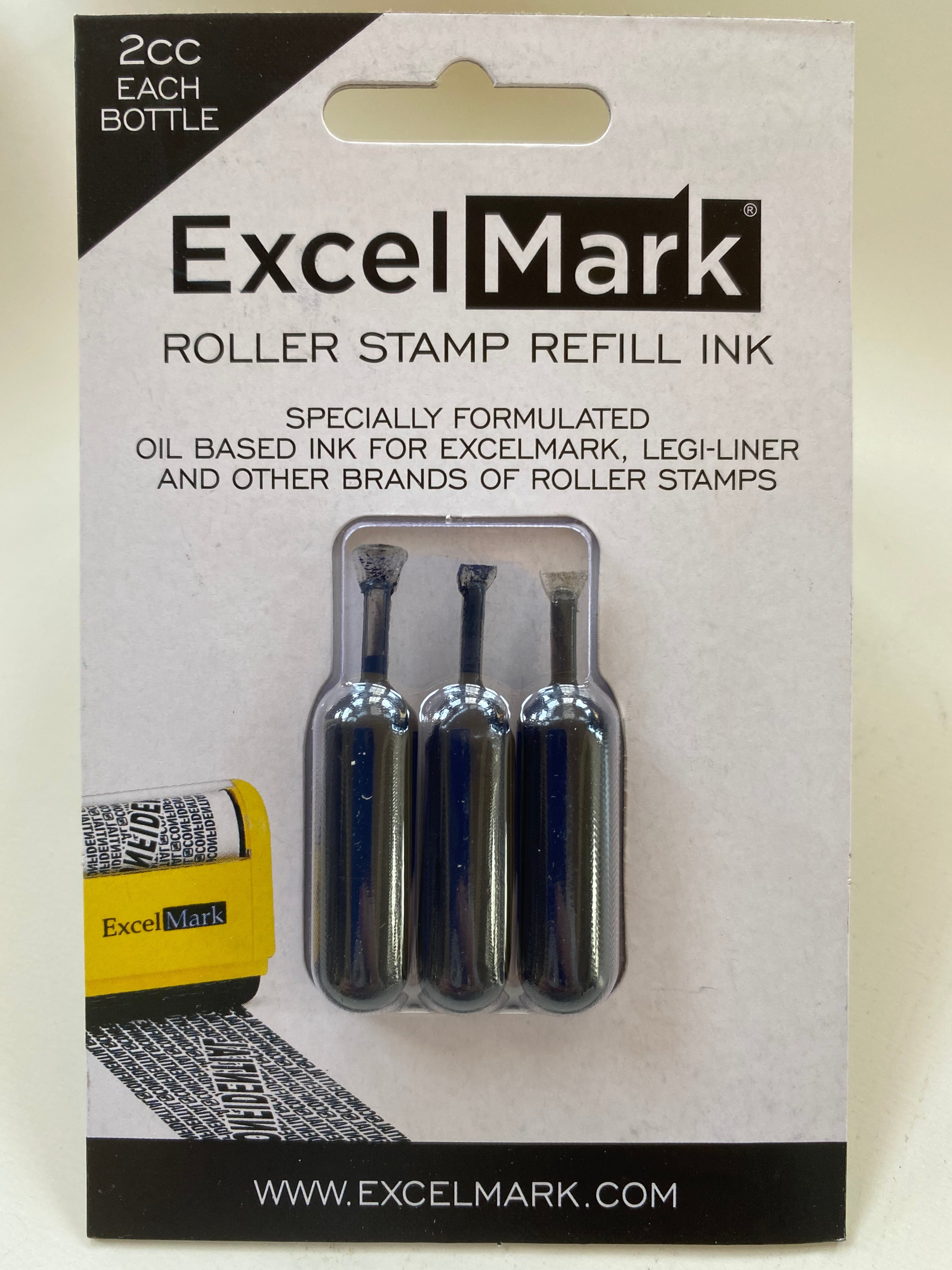 LegiLiner Roller Stamp Ink Refill Pods Large 2.0 ml Pack of 3